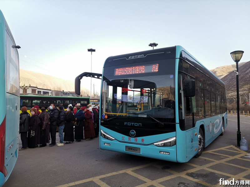 批量交車 福田歐輝批量純電公交正式投運(yùn)玉樹